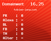 Domainbewertung von tobias-jung.com
