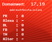 Domainbewertung von gebrauchtboote.online